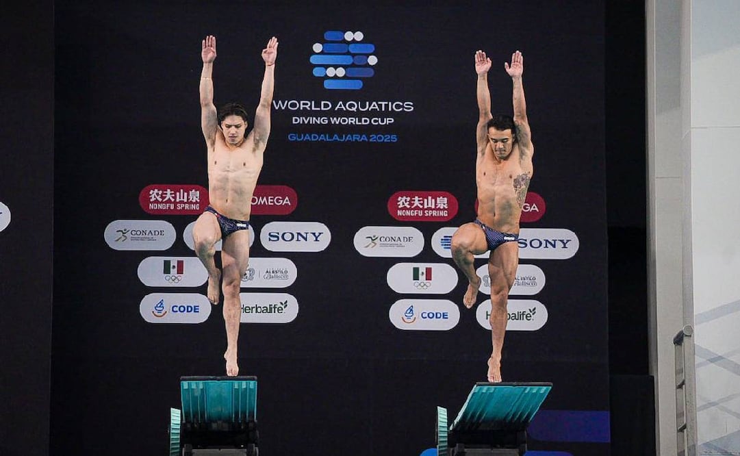 Osmar Olvera y Juan Celaya conquistan la medalla de oro. FOTO: Especial