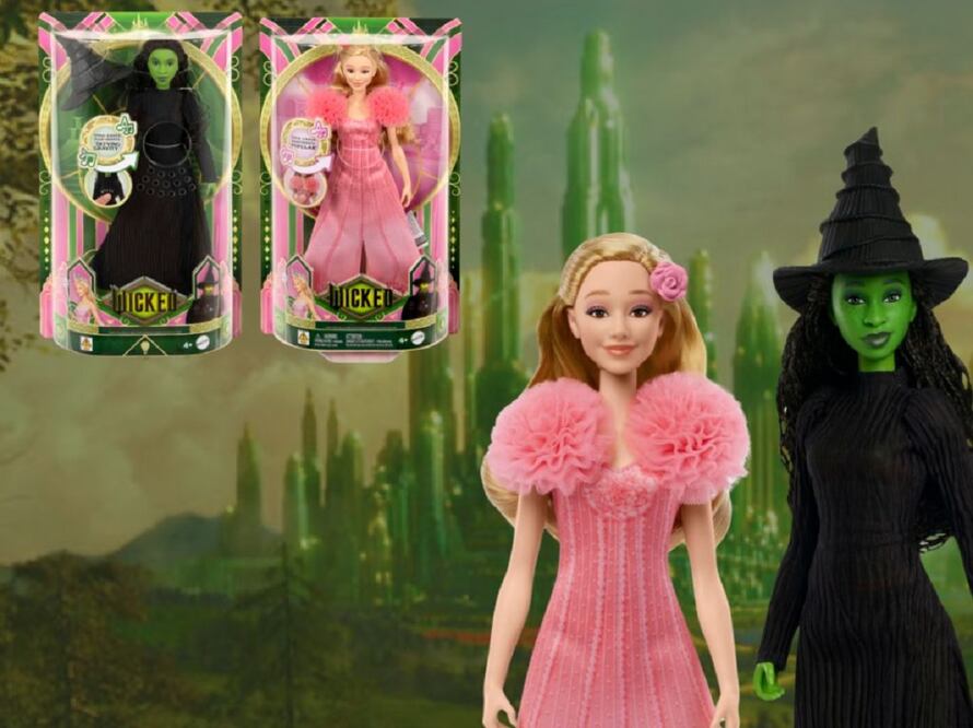 Las muñecas de Glinda y Elphaba de Wicked contenían un enlace que redirigía una página pronográfica. FOTO: ESPECIAL