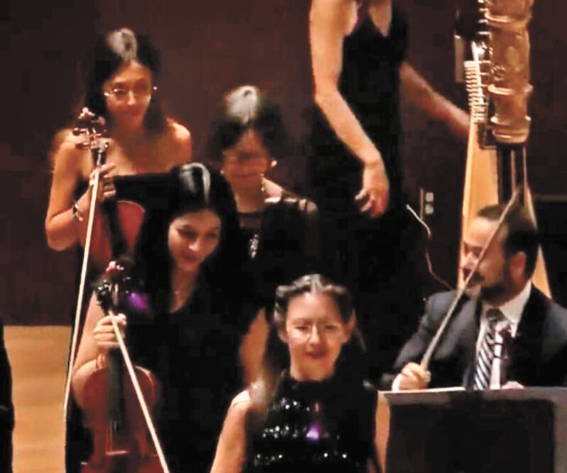 El concierto del domingo fue dirigido por Catherine Larsen-Maguire. ESPECIAL