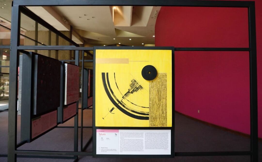 150 años de la tabla periódica, exposición. Foto: Cortesía UNAM