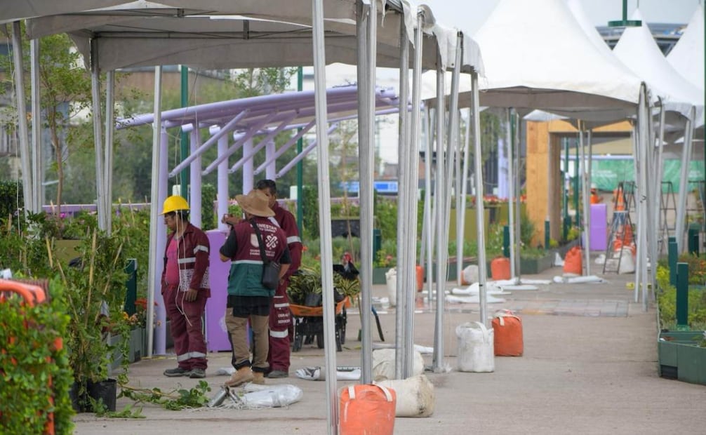 Restringen paso peatonal por obras en conexión de Jardín Flotante y Metro Chabacano; alistan reapertura.
Foto: Santiago Cadena / EL UNIVERSAL