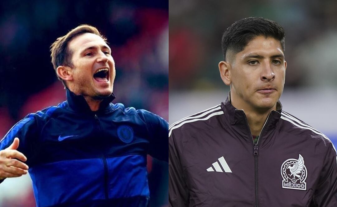 Frank Lampard y Edson Álvarez - Fotos: Imago7 y @franklampard en Instagram