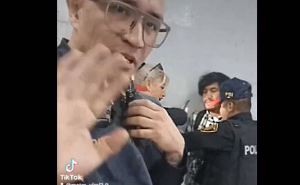 "Ayúdenme, no hice nada", denuncian presunto abuso policial en Línea 2 del Metro; SSC da su versión
