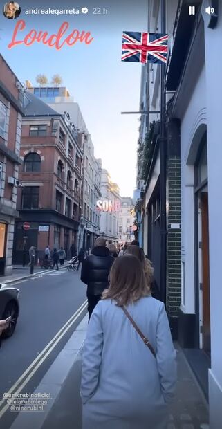 La familia Rubín en Londres. Foto: Vía Instagram.