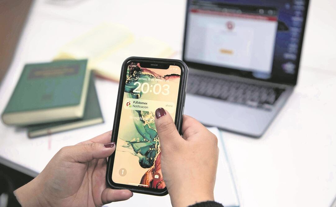 Para recibir notificaciones, usuarios deberán dar de alta el servicio desde el tribunal electrónico. Foto: ESPECIAL