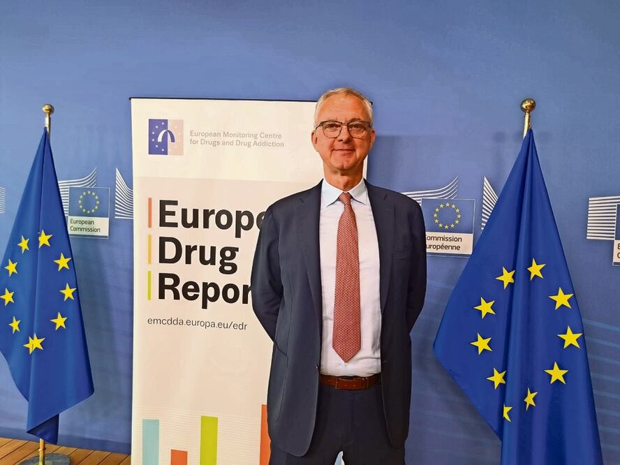 El director del Observatorio Europeo de las Drogas y las Toxicomanías (OEDT), Alexis Goosdeel. Foto: Inder Bugarin / EL UNIVERSAL
