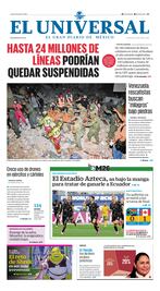 Portada impresa del 29 de junio del 2026