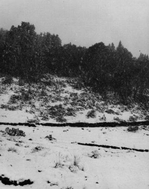 El día que nevó en el centro de la CDMX