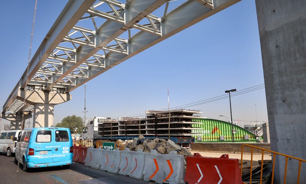 Trolebús Elevado Chalco-Santa Martha. Foto: Luis Camacho/EL UNIVERSAL