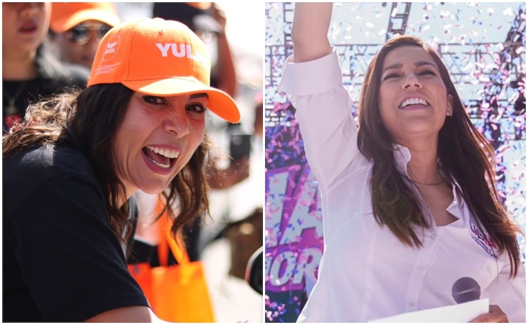 Yulma Rocha Aguilar, candidata a la gubernatura de Guanajuato por Movimiento Ciudadano / Libia Dennise García Muñoz Ledo, candidata a la gubernatura por PAN-PRI-PRD. Foto: Especial