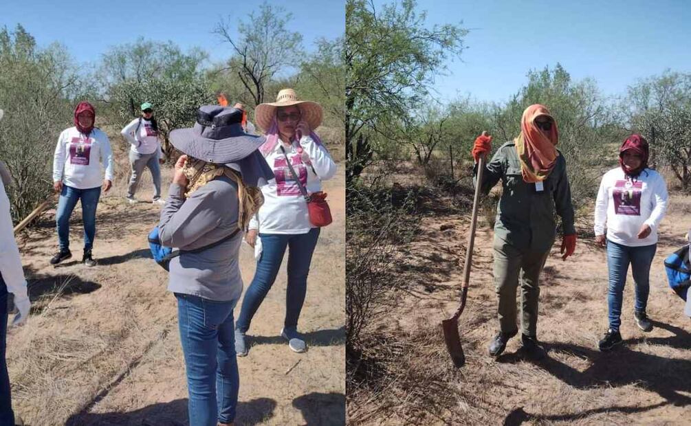 Al momento no tienen información si hay personas detenidas, o si los elementos de la Guardia Nacional regresaron tras poner a las madres a salvo. Fotos: Madres Buscadoras de Sonora