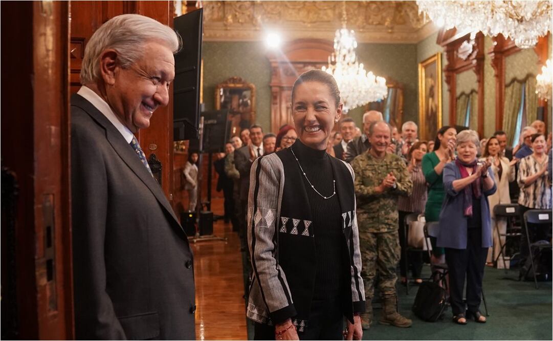 Andrés Manuel López Obrador y Claudia Sheinbaum se reúnen con gobernadores de la 4T. Foto: Especial