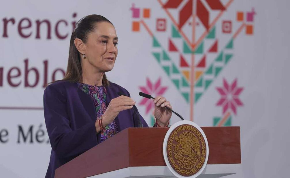 La presidenta Sheinbaum Pardo negó que el expresidente Andrés Manuel López Obrador le haya dejado problemas, luego de que el Departamento de Transporte de Estados Unidos canceló 13 rutas aéreas de aerolíneas mexicanas, incluidas las que operan desde el Aeropuerto Internacional Felipe Ángeles (AIFA). Foto: Gabriel Pano / EL UNIVERSAL.