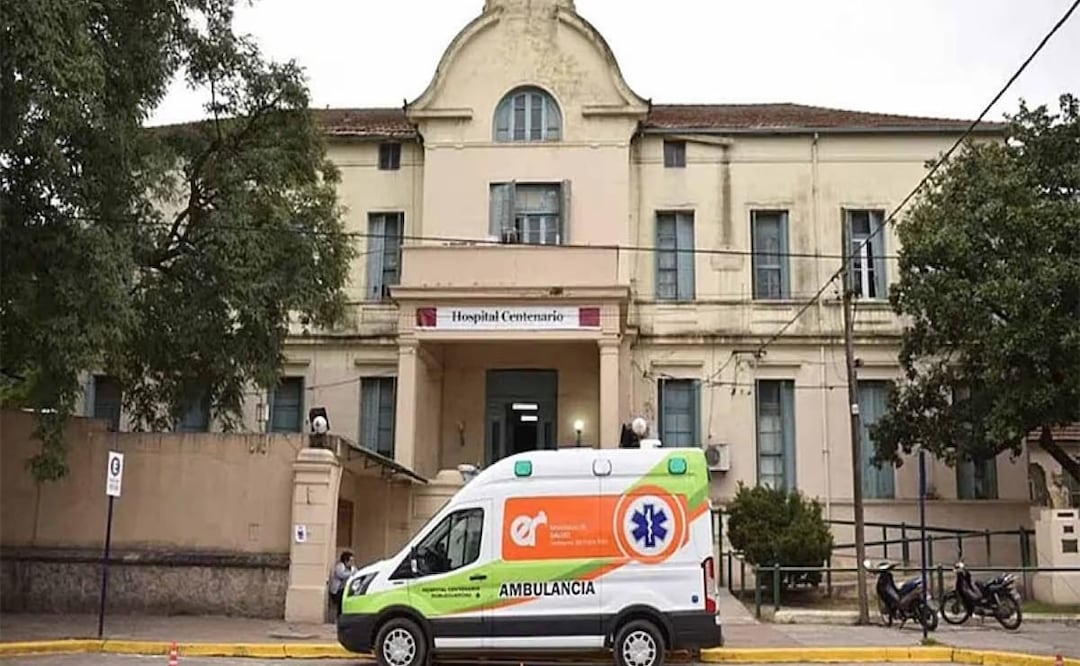 El Hospital Centenario, de Gualeguaychú, Argentina, adonde llegó una madre con su hijo de 3 años, intoxicado con cocaína. Foto: LA NACIÓN. GDA