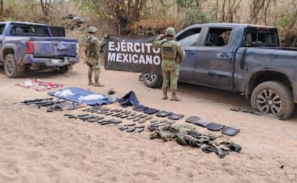 Aseguran vehículos y armas largas tras enfrentamiento entre militares y civiles armados en Culiacán; hay un lesionado