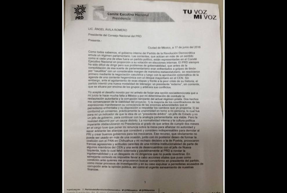 Zambrano cuestiona a Basave por crítica de Nueva Izquierda 