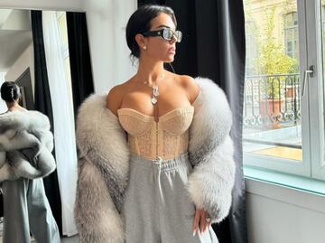 Georgina Rodríguez luce trenzas de boxeadora, ideales para la playa