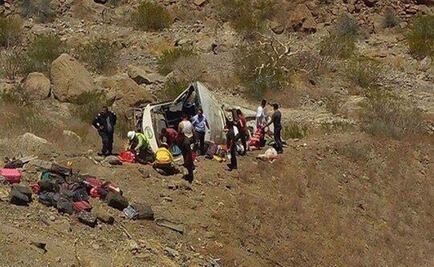 Se accidenta autobús con al menos 40 normalistas en BCS