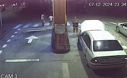 VIDEO: ¡No era nieve! Explota automóvil con cocaína en gasolinera de Argentina