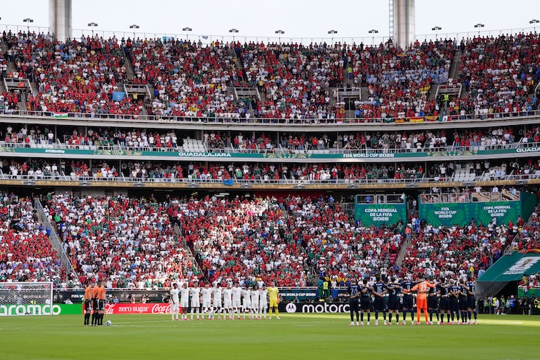 Uruguay y España en el Estadio Guadalajara, durante la tercera fecha de la Fase de Grupos del Mundial de 2026 - Foto: Imago7