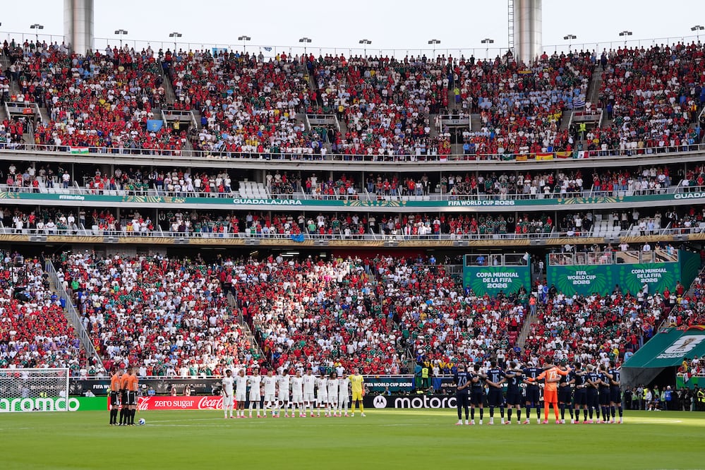Uruguay y España en el Estadio Guadalajara, durante la tercera fecha de la Fase de Grupos del Mundial de 2026 - Foto: Imago7