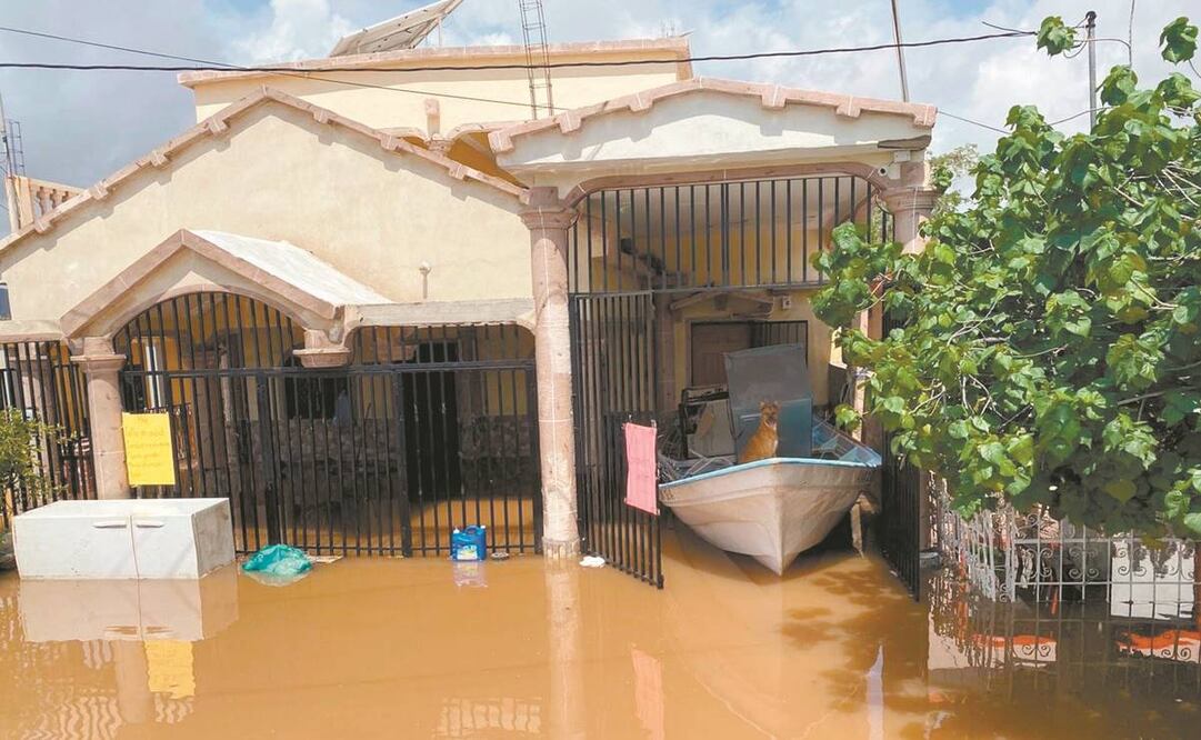 Las lluvias han provocado afectaciones en 24 municipios de Sonora, los más golpeados por las inundaciones con Empalme y Guaymas. Foto: Especial.
