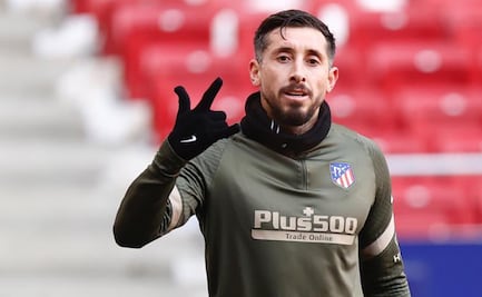 Héctor Herrera volvió a los trabajos con el Atlético de Madrid tras superar el Covid-19