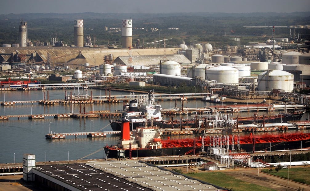 Complejo Pajaritos de Petróleos Mexicanos (Pemex) en el sur del país. Foto: AP / Archivo