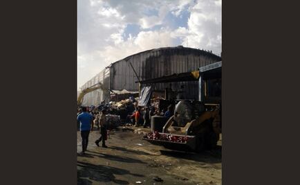 Controlan incendio en planta recicladora en la GAM