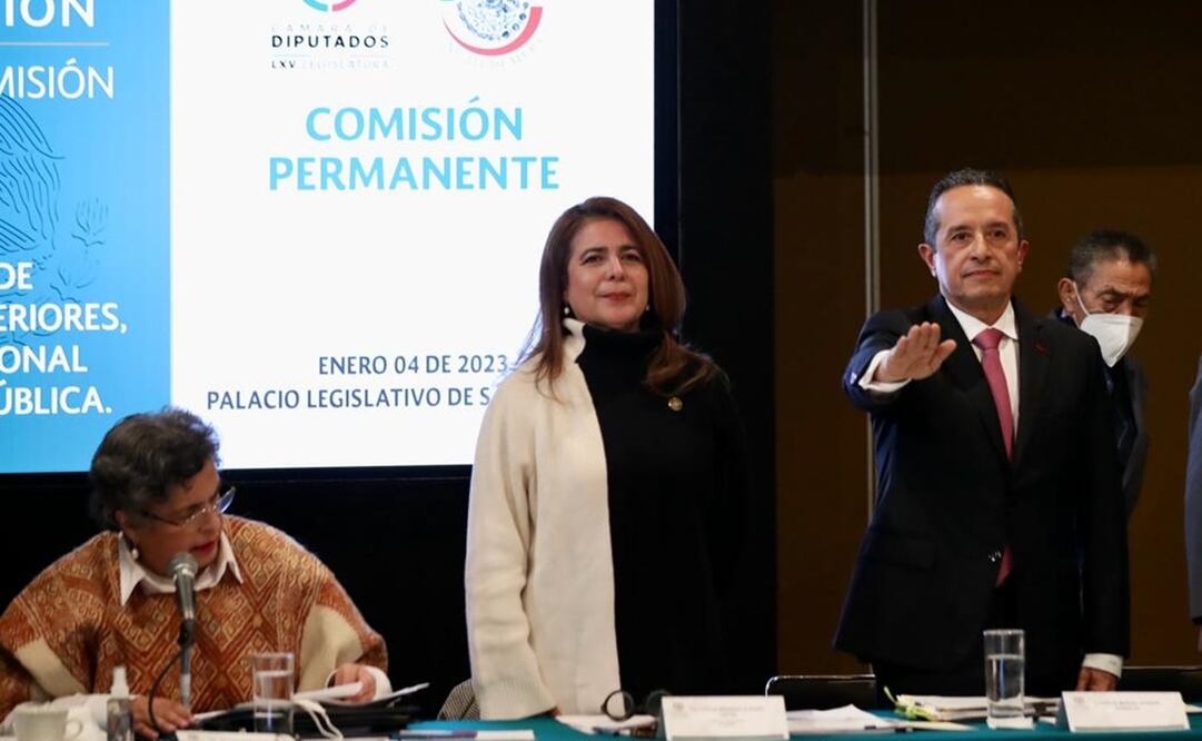 Foto: Valente Rosas / Toma de protesta de Carlos Joaquín Gonzalez, designado por el ejecutivo federal como el próximo embajador extraordinario de Mexico en Canadá