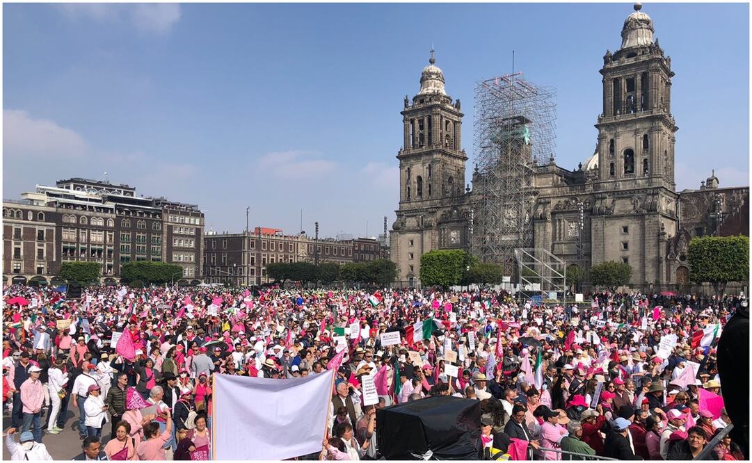 Marcha por Nuestra Democracia 2024. Foto: DIEGO SIMÓN/ELUNIVERSAL