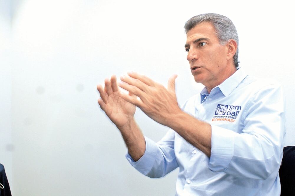 En la foto: Antonio Gali Fayad, Candidato del PAN, PT, Panal, PC y PSI; virtual gobernador electo de Puebla (OMAR CONTRERAS. EL UNIVERSAL)