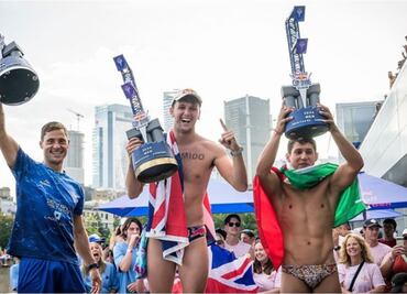 El clavadista de altura mexicano Yolotl Martínez gana medalla de bronce en Canadá