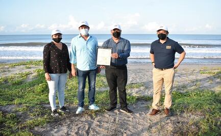 Playa de Ceuta en Sinaloa recibe certificación de Zona Limpia Sustentable