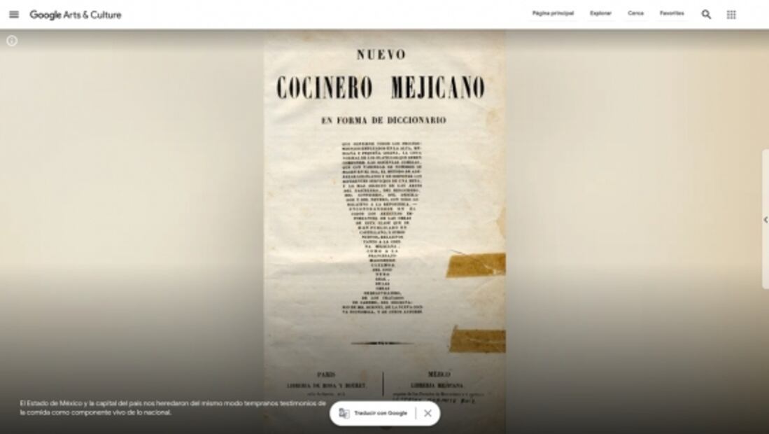 El ambicioso viaje en el que Google Arts & Culture explora la rica gastronomía mexicana