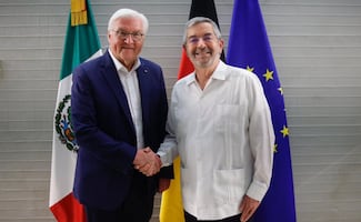 De la Fuente recibe a Walter Steinmeier, presidente de Alemania; alistan reunión con Sheinbaum