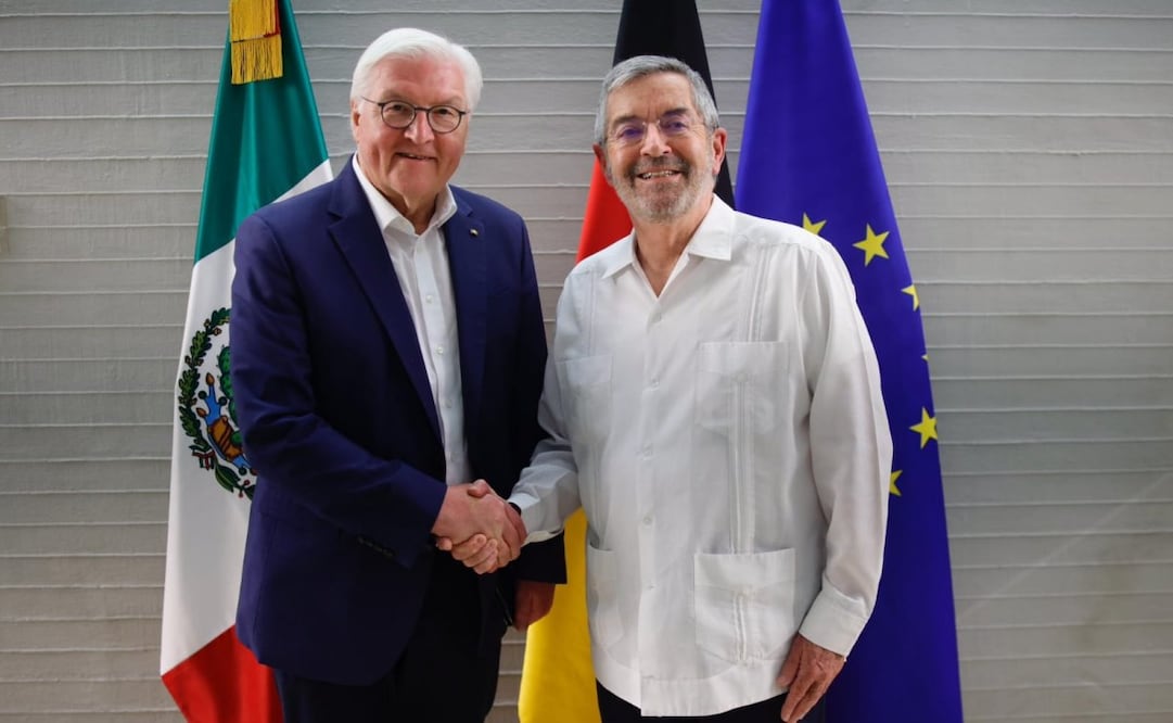 Canciller De la Fuente se reúne con el presidente de Alemania, Frank-Walter Steinmeier (18/03/2026). Foto: Especial