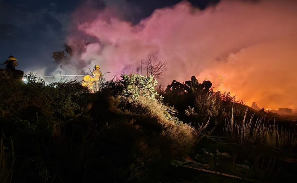 Se reporta la quema de plástico y llantas (04/12/2025). Foto: Especial