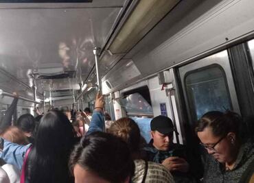 Anuncian avance lento de trenes del Metro por apagón en la CDMX
