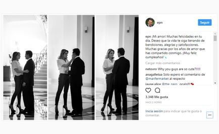 Peña Nieto felicita a Angélica Rivera por su cumpleaños