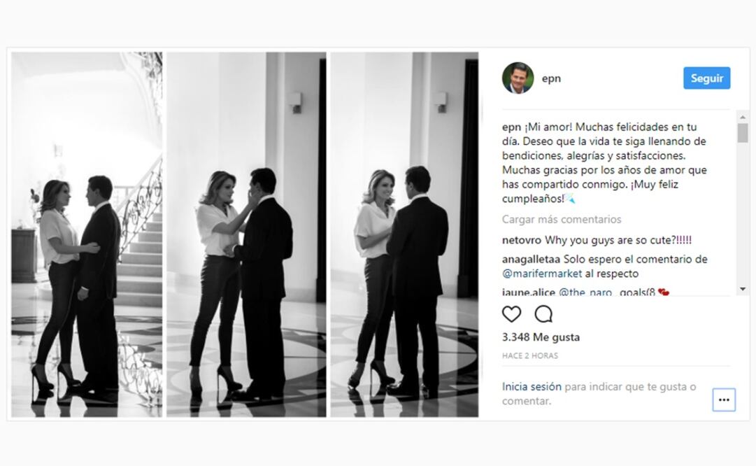 Foto: Tomada de Instagram @epn