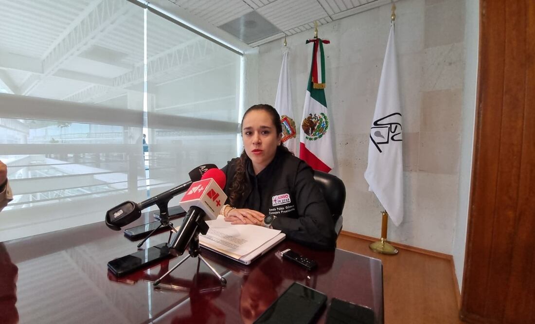 La presidenta del Instituto Electoral del Estado de México, Amalia Pulido. FOTO: Jorge Alvarado/ EL UNIVERSAL/