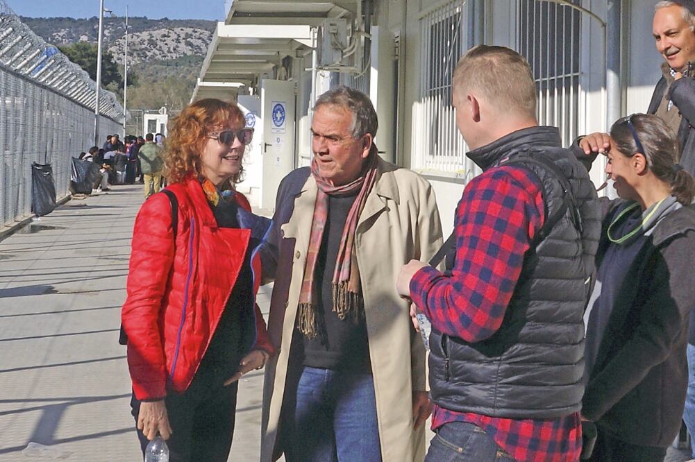 Susan colabora con organizaciones humanitarias (YORGOS PAPADOPOULOS. EFE)