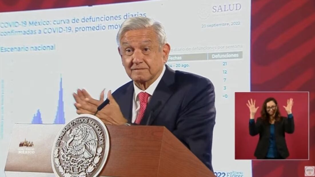 La mañanera de AMLO, 20 de septiembre, minuto a minuto