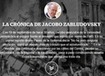 La crónica del sismo