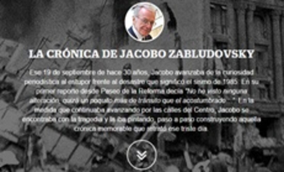 La crónica del sismo