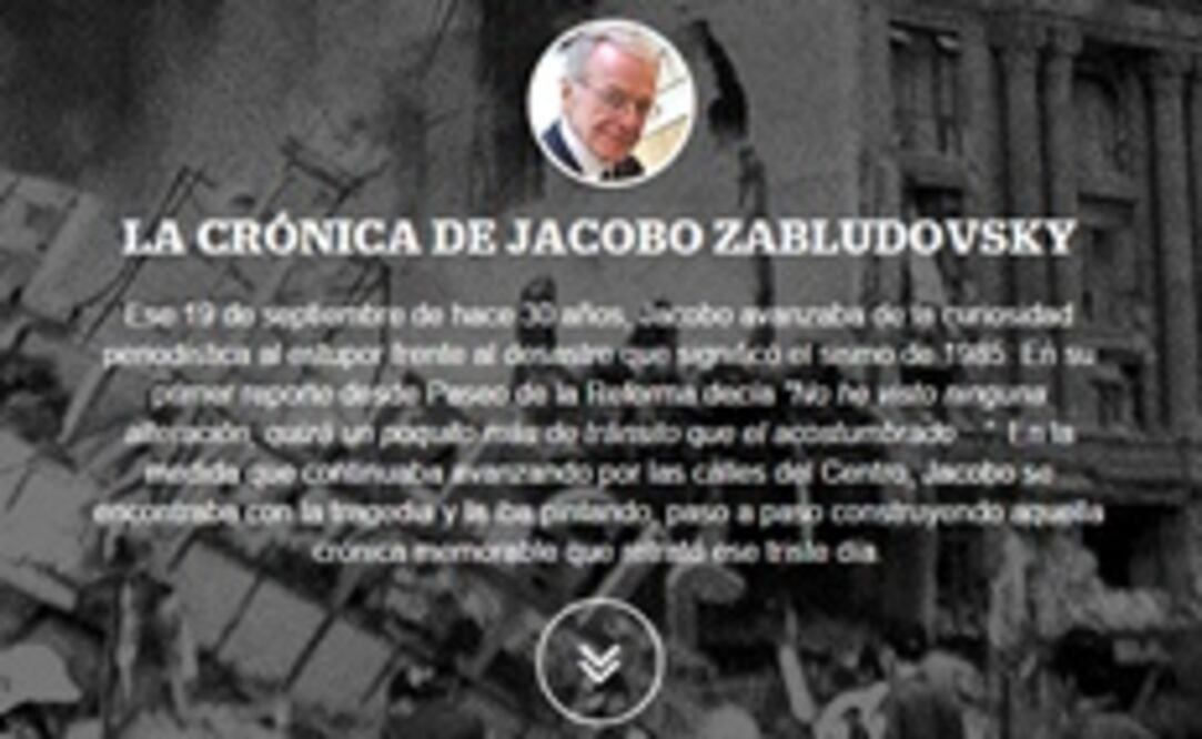 La crónica del sismo