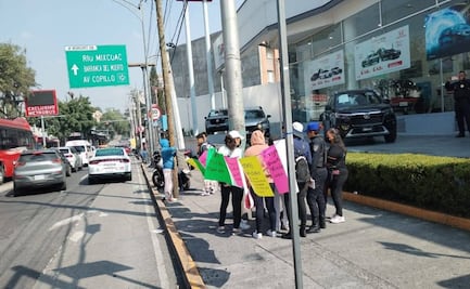Bloqueo en Insurgentes Sur por caso de Tania Guadalupe; familiares denuncian incomunicación pese a su localización oficial