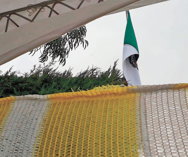 A través de fotografías y videos, la embajada de México en Bolivia registró los sobrevuelos de los drones. Foto: TOMADA DE TWITTER