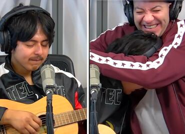 Macario, músico barrendero de CDMX, rompe en llanto tras escuchar su canción en la radio; video se viraliza